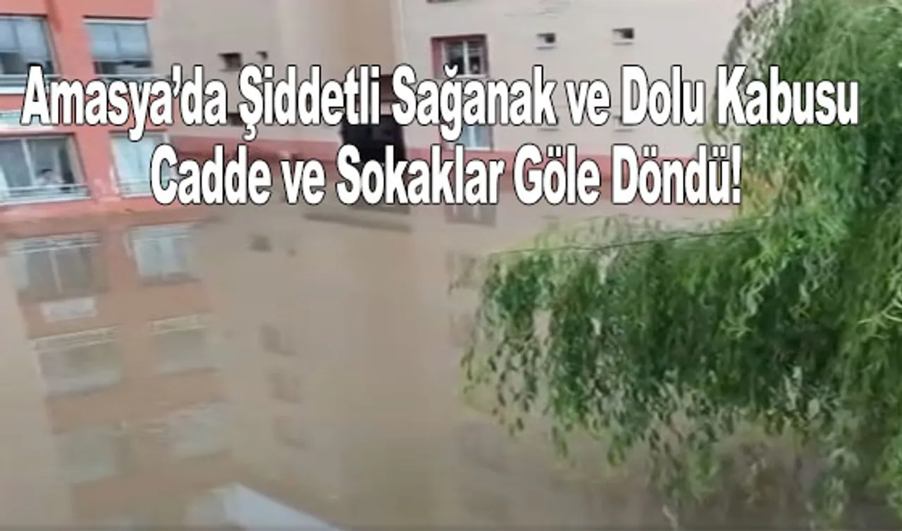 Amasya da Şiddetli Sağanak ve Dolu Kabusu: Cadde ve Sokaklar Göle Döndü kapak görseli, soyut, yüz ve yazı yok