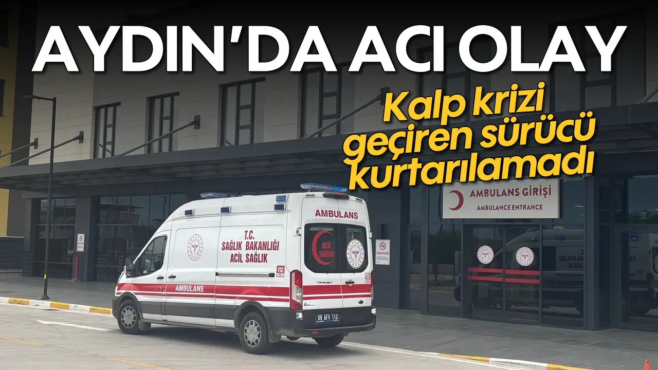 Aydın da Kalp Krizi Geçiren Sürücü Kazanın Ardından Hayatını Kaybetti kapak görseli, soyut, yüz ve yazı yok