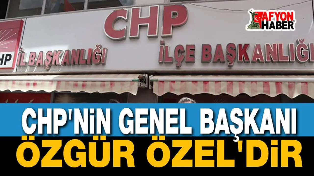 CHP Afyonkarahisar dan Mutlak Butlan Kararına Sert Tepki: Genel Başkan Özgür Özel dir kapak görseli, soyut, yüz ve yazı yok