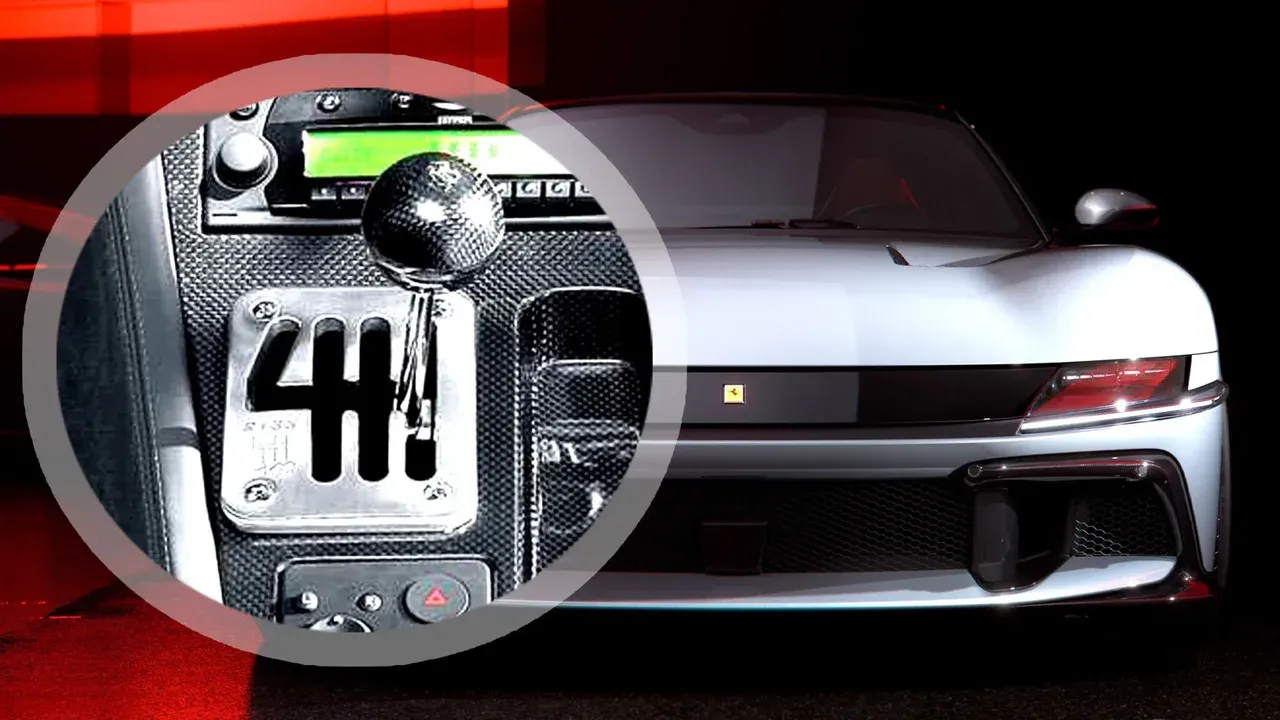Ferrari 12Cilindri Manuel Şanzımanla Geri Dönüyor kapak görseli, soyut, yüz ve yazı yok