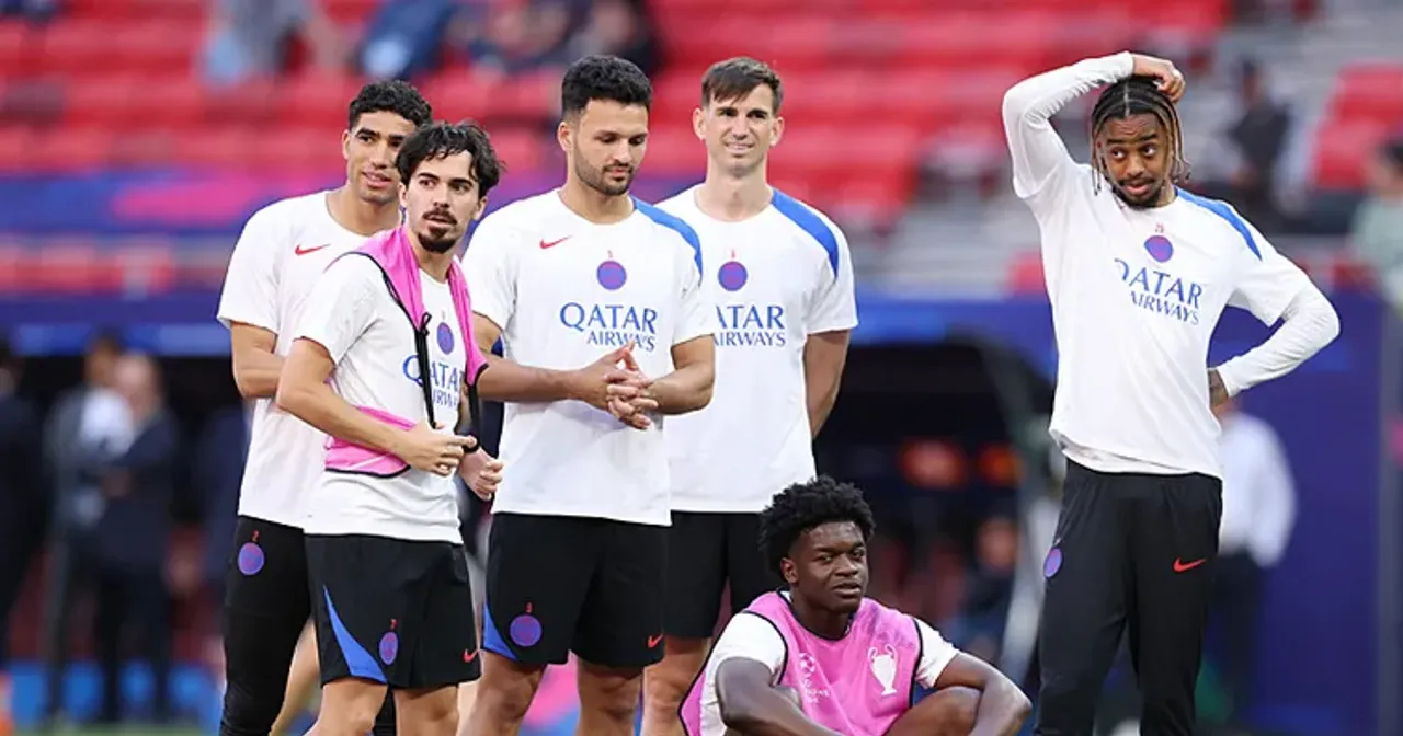 PSG Şampiyonlar Ligi Finaline Hazır: Arsenal Maçı Öncesi Son Antrenman kapak görseli, soyut, yüz ve yazı yok