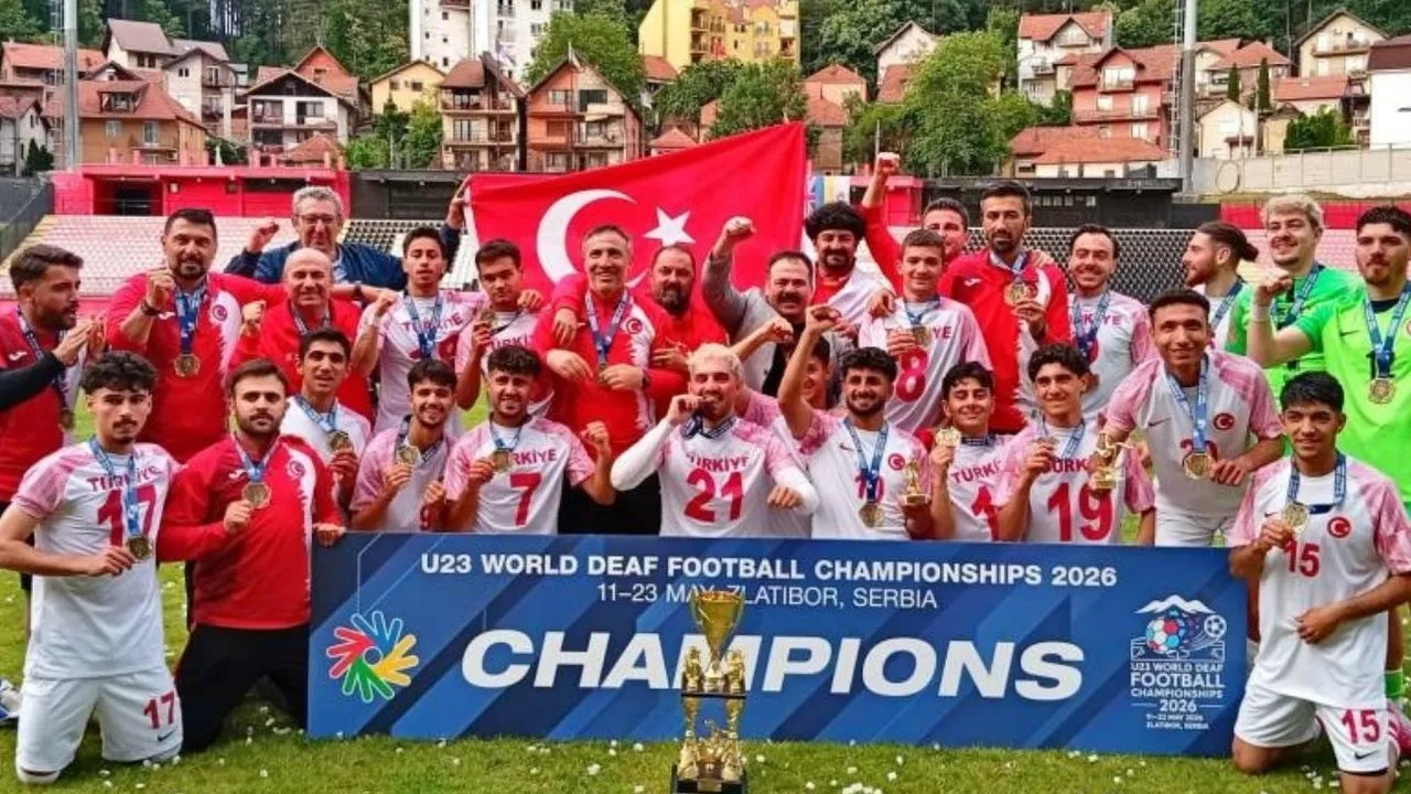 U23 İşitme Engelliler Milli Takımı Dünya Şampiyonu Oldu kapak görseli, soyut, yüz ve yazı yok